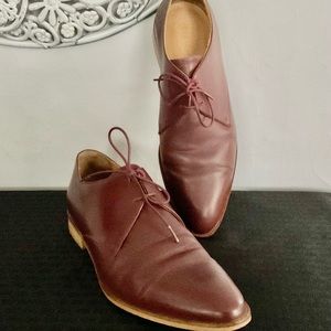 Everlane Burgundy Leather lace Oxfords Sz.11